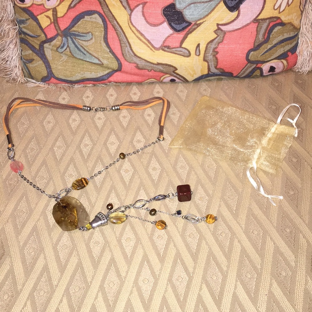 Necklace with stones